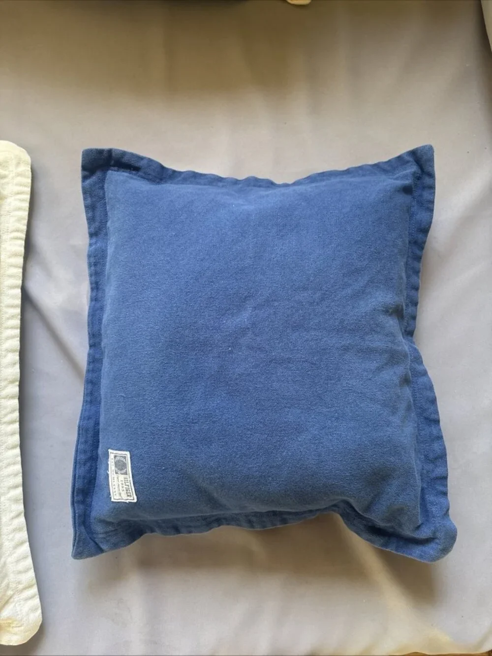 Tommy Hilfiger Rectangle & Square Zippered Khaki Throw Pillow Covers 100% Cotton